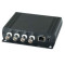 4CH IP extender over coax cable with 5 port ethernet switch kit package
